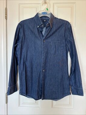 Unniqlo Denim Button-Up Shirt S